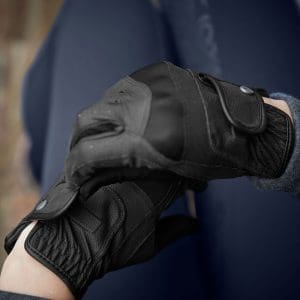 ELT Guantes de equitación Magnetize NEGRO