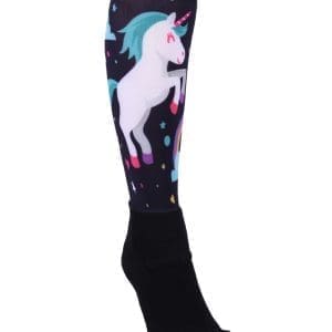 QHP Calcetines de Montar Cheery Unicornio