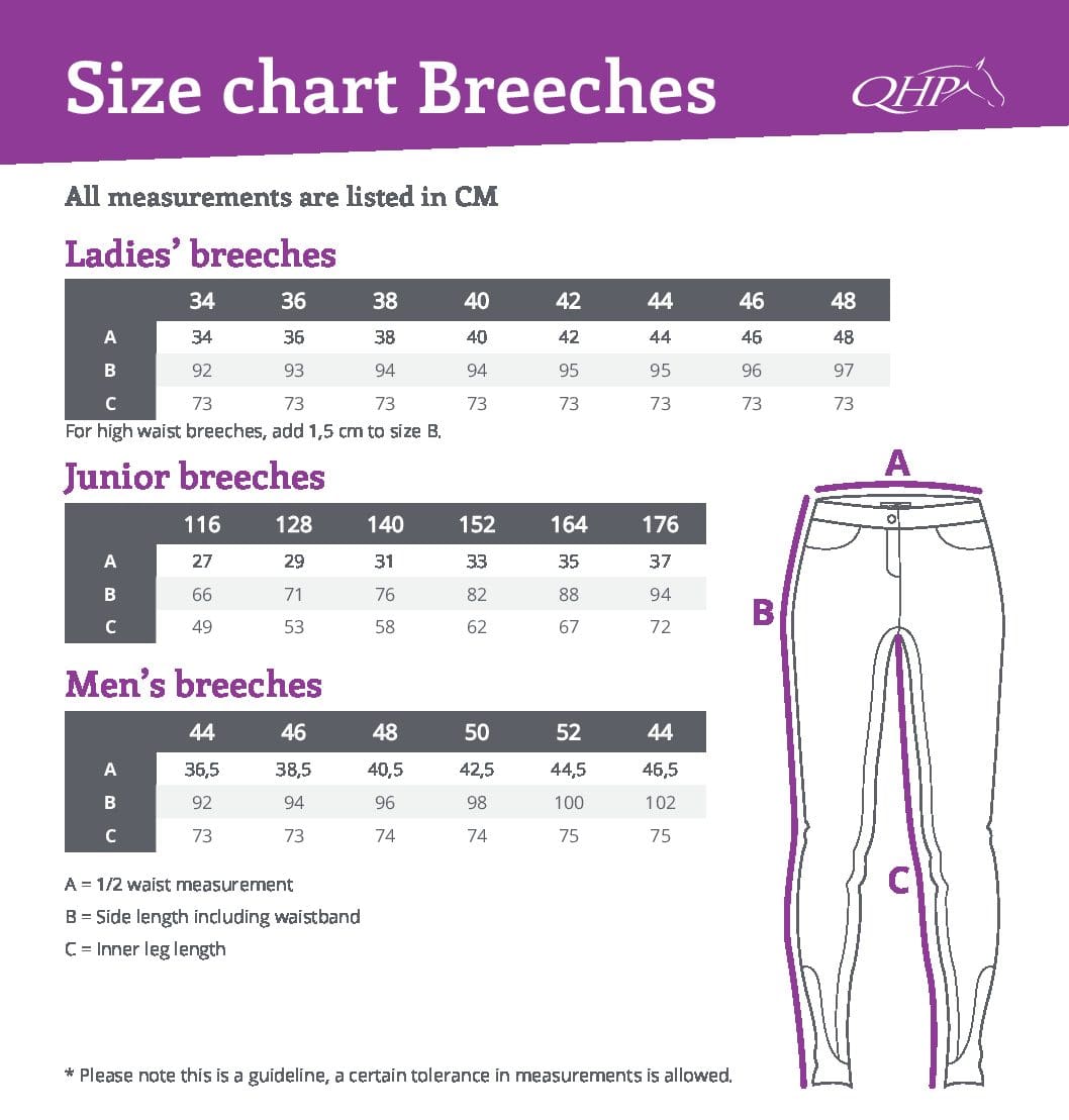 Alternative view of QHP Pantalones de Montar Junior Full Silicona