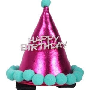 QHP Sombrero de Cumpleaños para Caballo - FUCHSIA