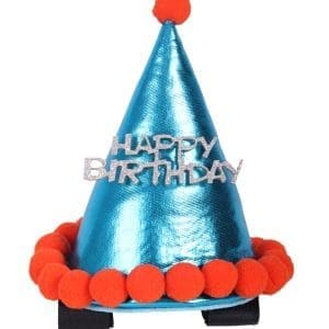 QHP Sombrero de Cumpleaños para Caballo Azul cielo