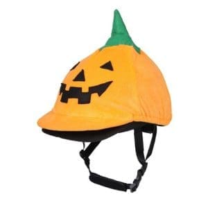 QHP Funda para casco Halloween Calabaza